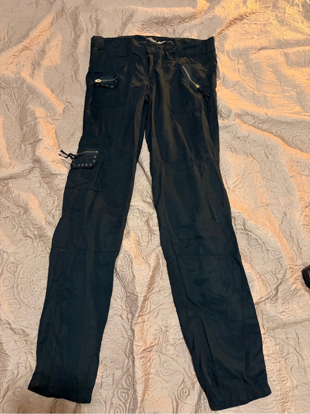 Vintage Y2K Guess Jeans Multi-Zip Utility Cargo Pants